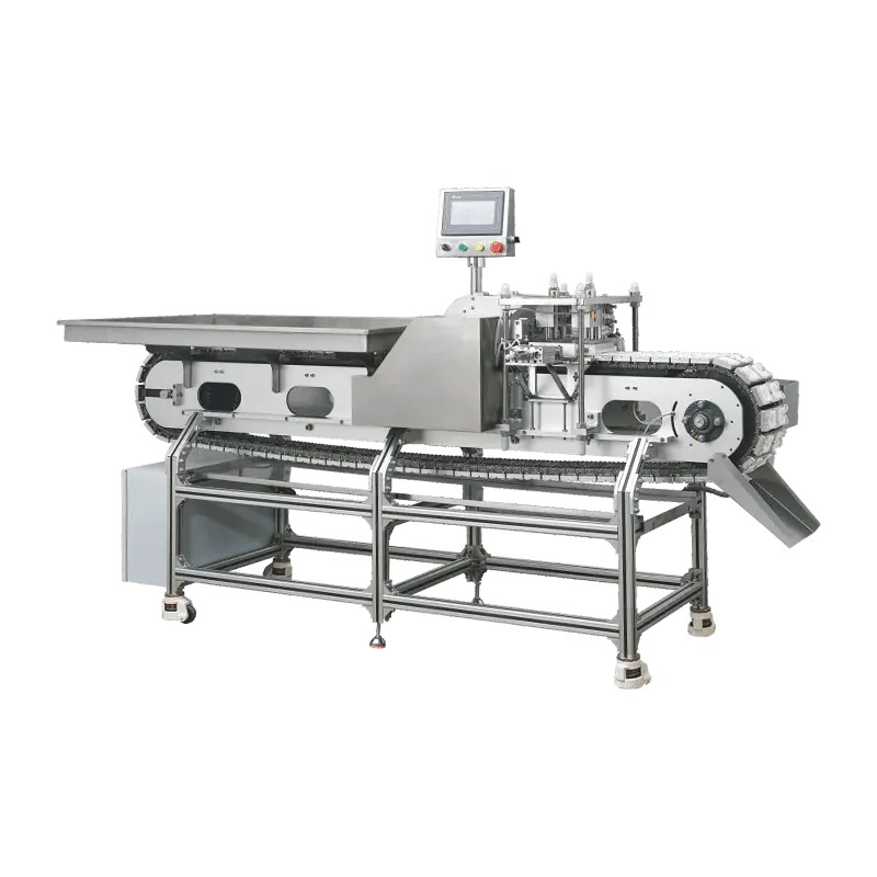 Machine automatique d'estampage de pâtisserie avec insertion de bâtonnets